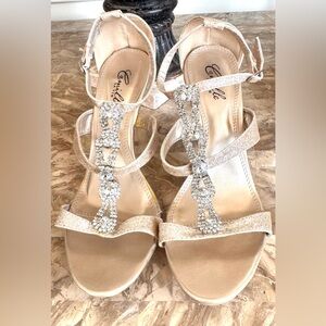 Camille La Vie Glittering Gold Sandals